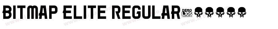 Bitmap Elite Regular字体转换